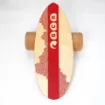 Picture of 74cm Wooden PRO balance board with 15cm cork roller Red - SCK