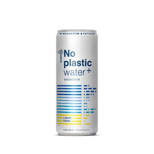 Picture of NoPlasticWater+ Citron - still - can - 330ml x 24 - Ocean52