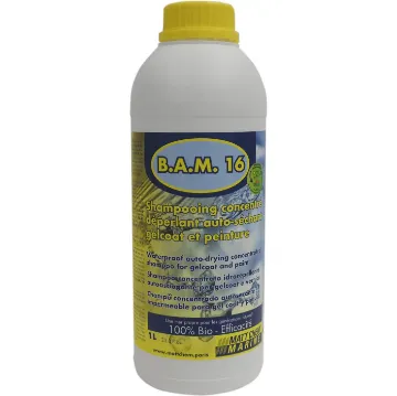 Picture of B.A.M 16 - Waterproof auto - drying concentrated shampoo for hull and deck - 500ml - Matt Chem