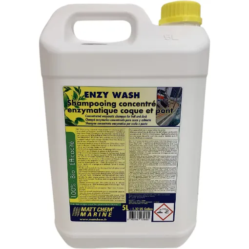 Picture of Enzy Wash - Concentrated enzymatic shampoofor hull and deck - 5L - Matt Chem