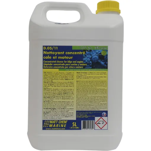 Picture of D.05/11 - Concentrated cleaner for bilge and engine aquaeous based - 5L - Matt Chem