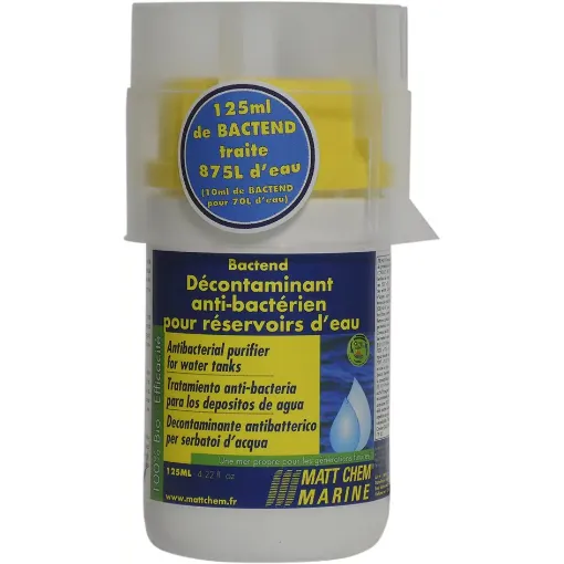 Picture of Bactend - Concentrated decontaminant for water tanks - 125ml - Matt Chem