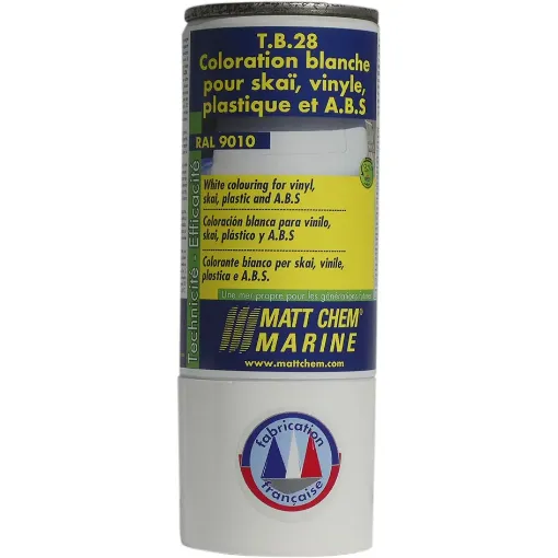 Picture of T.B.28 - Coloring for skai, vinyl and A.B.S. - white RAL 9010 - 150ml - Matt Chem