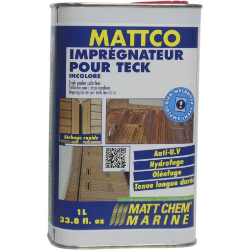 Picture of Mattco Incolore - Teak sealer - inclore - 1L - Matt Chem