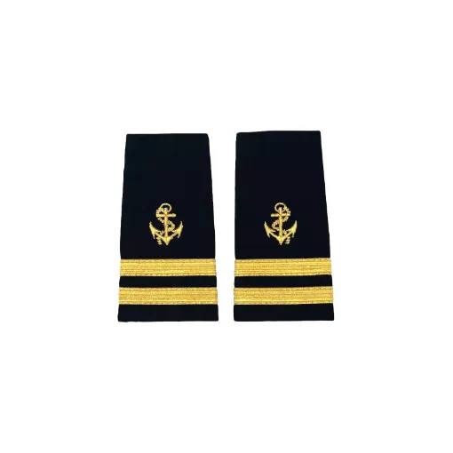 Picture of Bosun epaulet gold two stripes - Liquid Yacht Wear