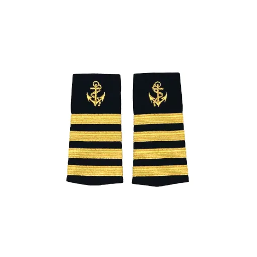 Picture of Captain epaulet gold four stripes - Liquid Yacht Wear