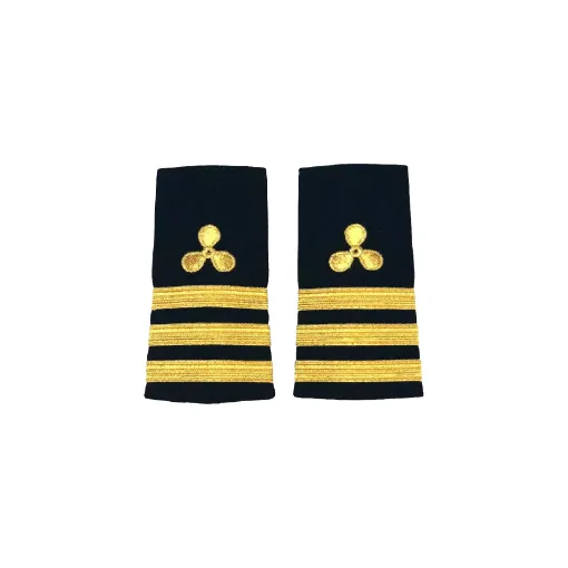 Picture of First engineer epaulet gold three stripes - Liquid Yacht Wear