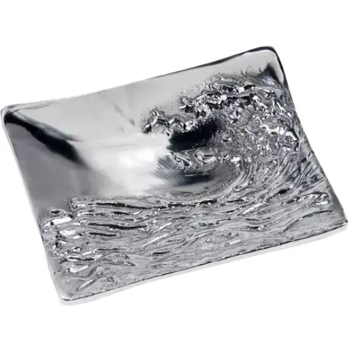 Picture of Plate with wave design - Nauticalgifts