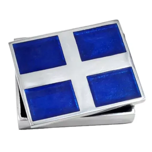 Picture of Box with the Greek flag - Nauticalgifts