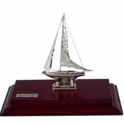 Picture of Silver Sailing Boat - Nauticalgifts