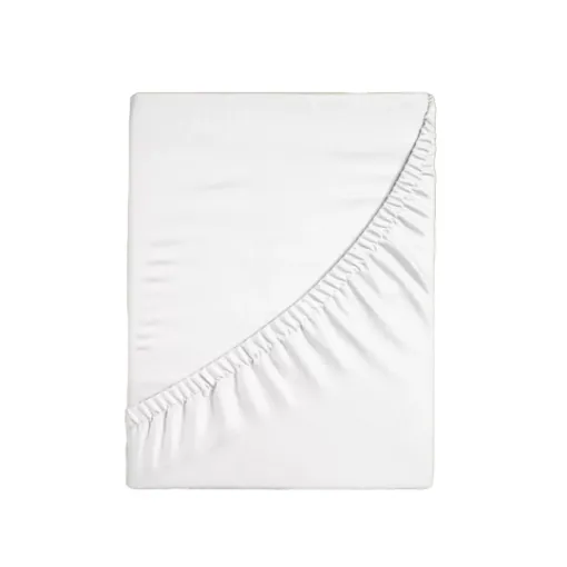 Picture of Fitted Sheet - 140x200+33 - White - 500TC Sateen 100% Egyptian cotton - Luxury Cotton Home