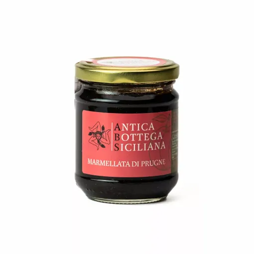 Picture of Red plum jam - 220g x 10 - Antica Bottega Siciliana