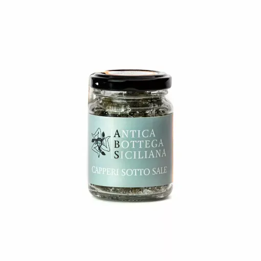 Picture of Sicilian capers under salt - 75g - Antica Bottega Siciliana