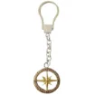 Picture of Silver key ring compass design - Nauticalgifts