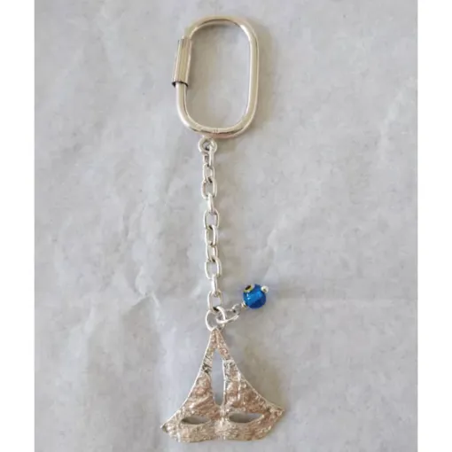 Picture of Silver key ring sailboat - Nauticalgifts