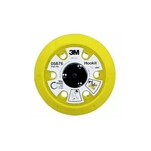 Picture of Hookit plate, 150 - Yellow - 3M