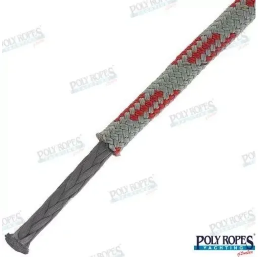 Picture of Prorace four grey/red 8mm - 150m - POL2082662608 - Poly Ropes