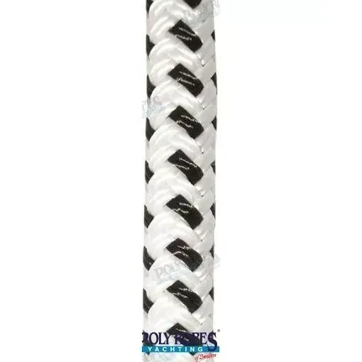 Picture of Flexline 10mm black/white - 220m - POL2219483710 - Poly Ropes