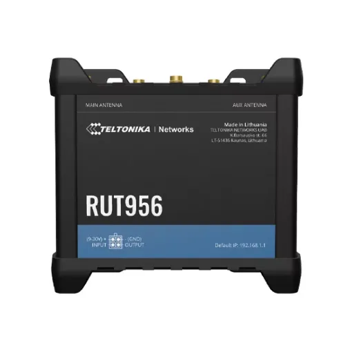 Picture of Rut956 (Cpu Mediatek) - Lte Wlan Router Con I/O, GPS E Porte Rs232/Rs485 Per Applicazioni Professionali - Dual Sim Failover - Standard Packaging Senza Din Rail Kit - Teltonika