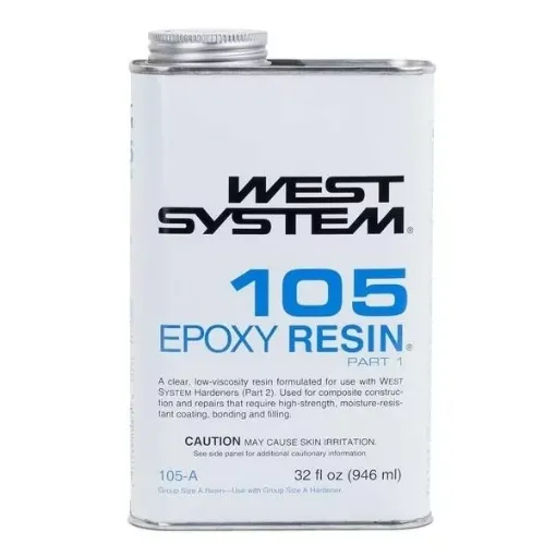 Picture of 105 epoxy resin - Transparent - 1.2kg - West System