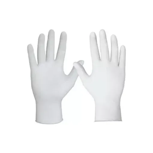 Picture of White latex gloves - White - M - 100 units - Marca blanca