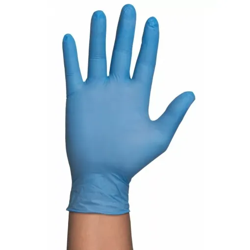 Picture of Blue latex gloves - Blue - L - 100 units - Marca blanca