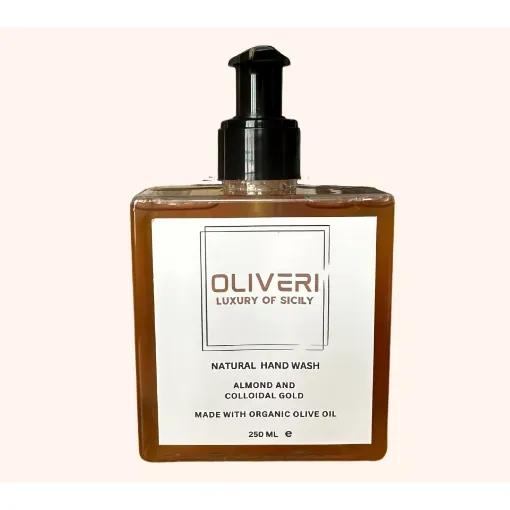 Picture of Hand Soap - Almond and Colloidal Gold - 250ml - Box of 10 - Oliveri Luxury Of Sicily