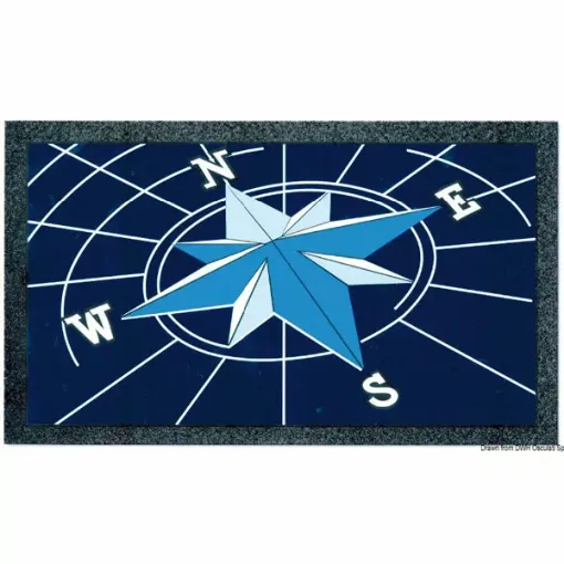 Picture of Doormat with compass rose