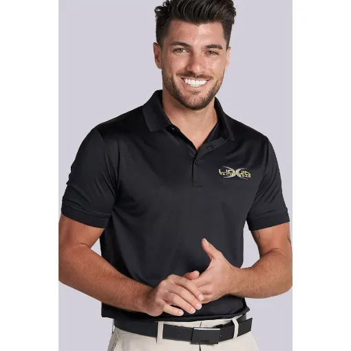 Picture of Mens Liquid's Performance Polo - Black - L - Liquid Yacht Wear