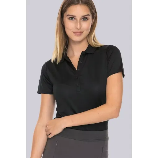 Picture of Ladies Liquid's Performance Polo - Black - L - Liquid Yacht Wear