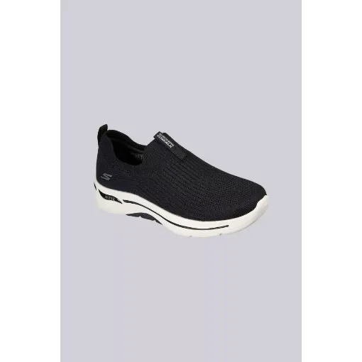 Picture of Skechers Ladies GO Walk Arch Fit - Iconic, Slip-On Trainer - Black - 10/40 - Skechers