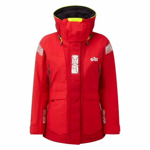 Picture of Gill OS24JW Women's Jacket - Red - 8 - Gill