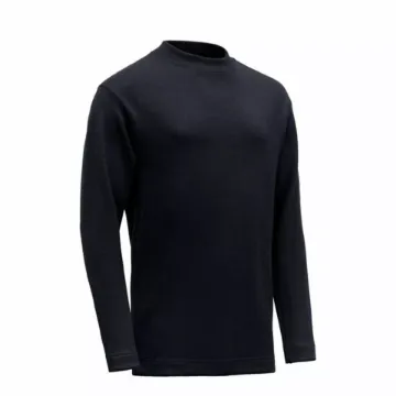 Picture of Devold Blaatrøie Wool Sweater Crew Navy