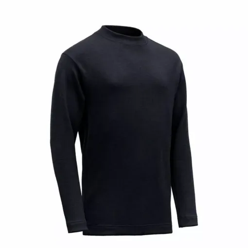 Picture of Devold Blaatrøie Wool Sweater Crew Navy