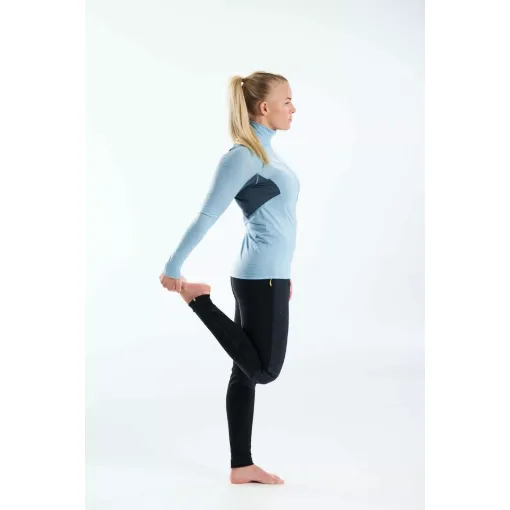 Picture of Devold Running Zip Neck Womens - Anthracite - XS - Devold