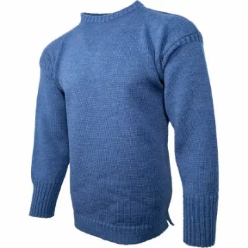 Picture of Burhou - Guernsey Sweater Childrens - Channel Jumper - Indigo - 26 - Channel Jumper