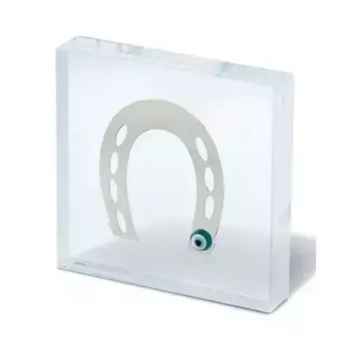 Picture of Plexiglass with horseshoe - Nauticalgifts