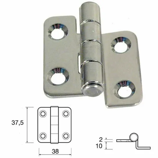 Picture of Mini Stainless Steel Cantilever Hinges