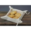 Picture of 30x30cm, Natural Linen Kitchen Storage Tray, White