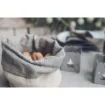 Picture of 15x17 cm, Linen Kitchen Storage Basket, heavy weight