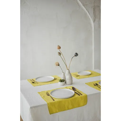 Picture of 140x220 cm Linen Tablecloth, plain colors