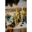 Picture of 45x180cm, Linen Table Runner with Pleats, plain color