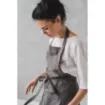 Picture of One size,Bib Linen Apron, plain color