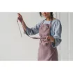 Picture of One size,Bib Linen Apron, plain color