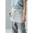 Picture of One size, Linen Mini Cafe Apron, checks and stripes pattern colors