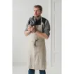 Picture of One size, Unisex Linen Apron,  checks and stripes pattern colors