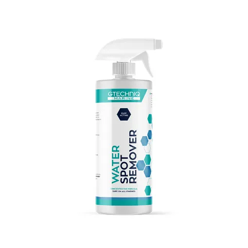 Picture of Gtechniq Marine Water Spot Remover - Removes Water and Silica Spots from your Boat -  Yacht -  Powerboat or Jet Ski -  Safe for All Marine Surfaces -  Maintains Wax -  Coatings or Ceramic -  Spray On Cleaner - 500ml