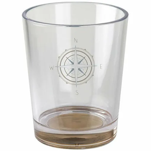 Picture of White Sand water glass in nautical style