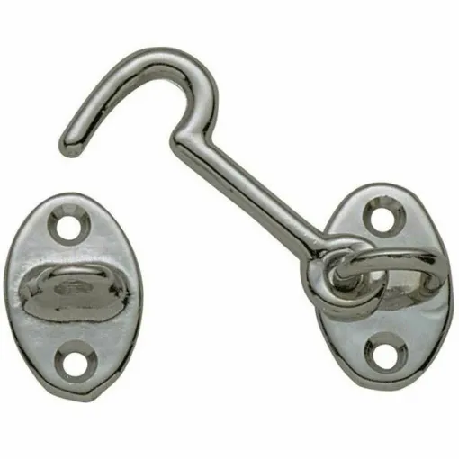 Picture of Chrome-plated brass doorstop hook