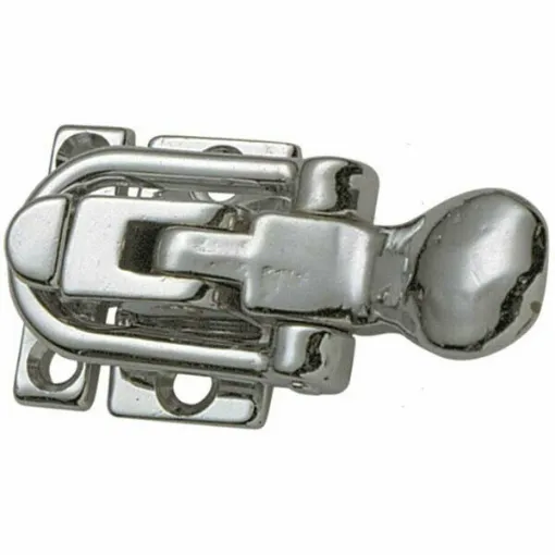 Picture of Flat lever lock in chrome-plated brass